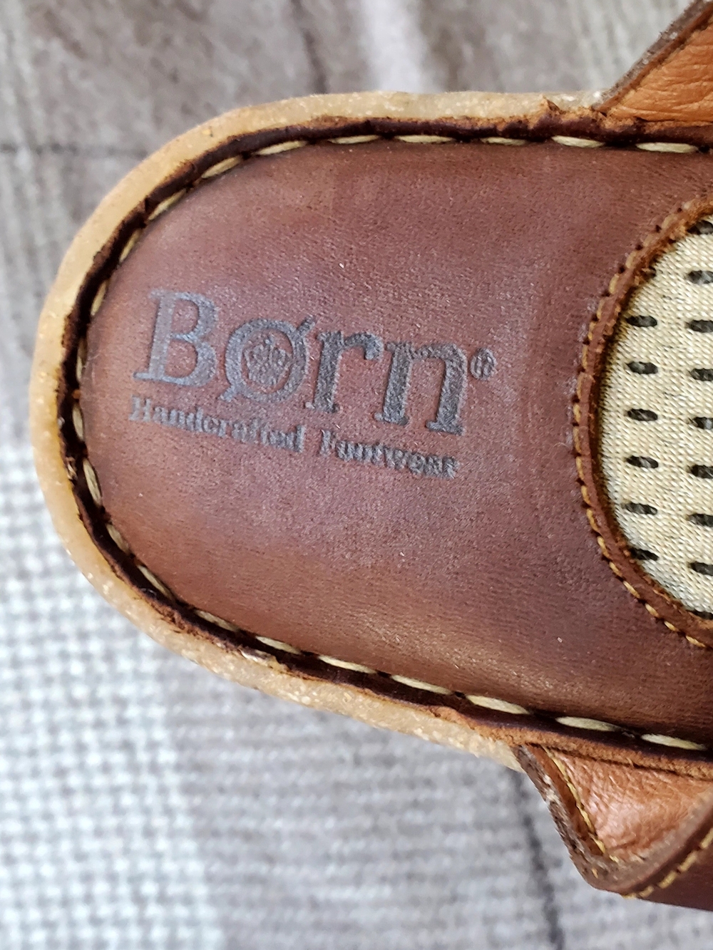 Born Brown Leather Sandals - Picture 2 of 7